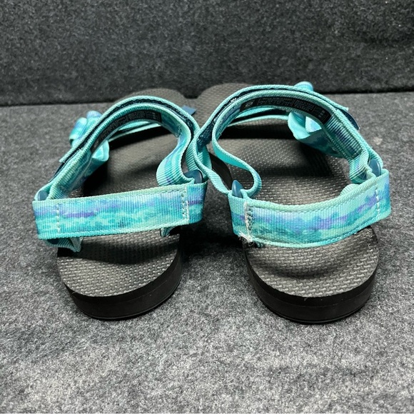 Teva Original Universal Tie-Dye Women's US Size 6 Blue Sandals Strappy Shoes - Picture 3 of 7